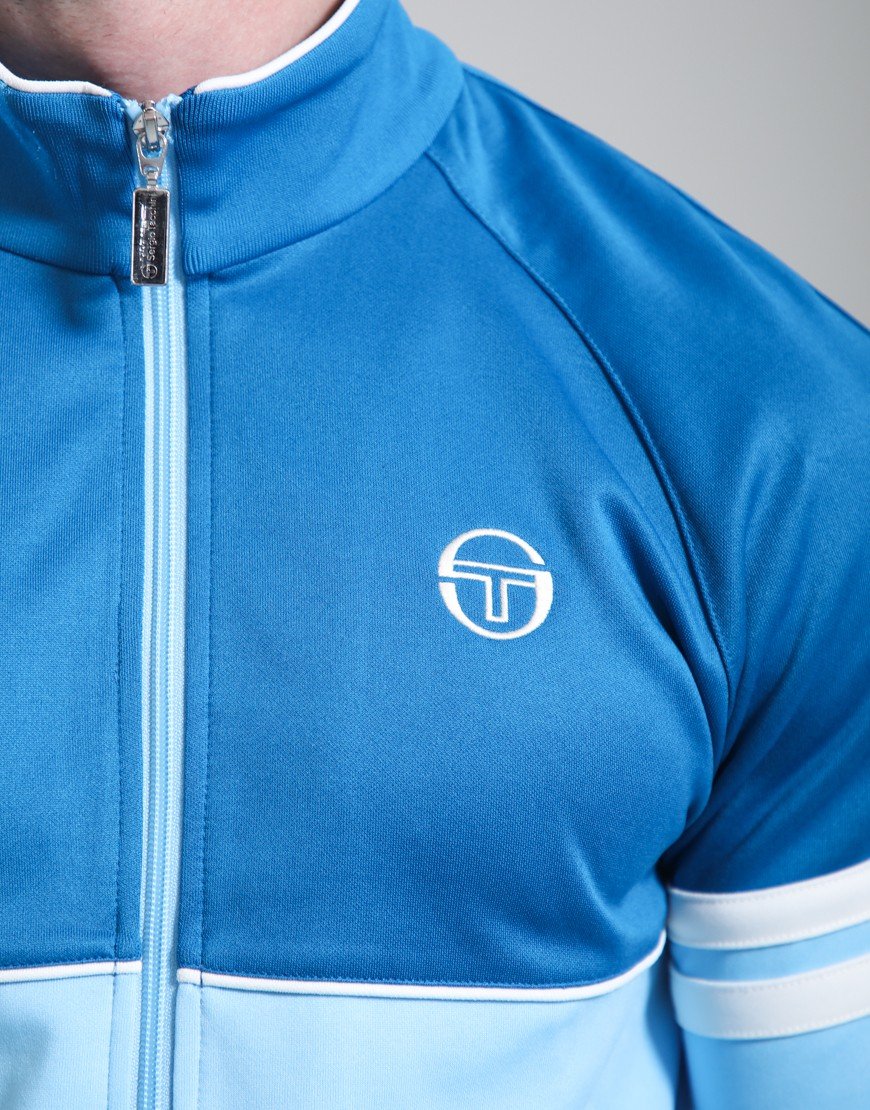 Sergio Tacchini Orion Track Top Mykonos Blue/Baltic Blue/Gardenia