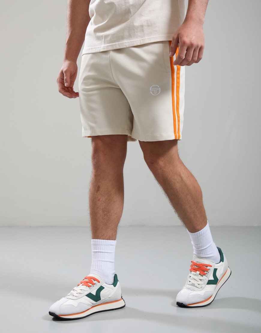 Sergio Tacchini Pietrapertosa Shorts Sandshell/Orange Pepper