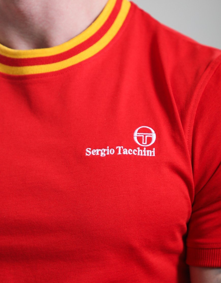 Sergio Tacchini Rainer T-Shirt Adrenaline Rush/Old Gold