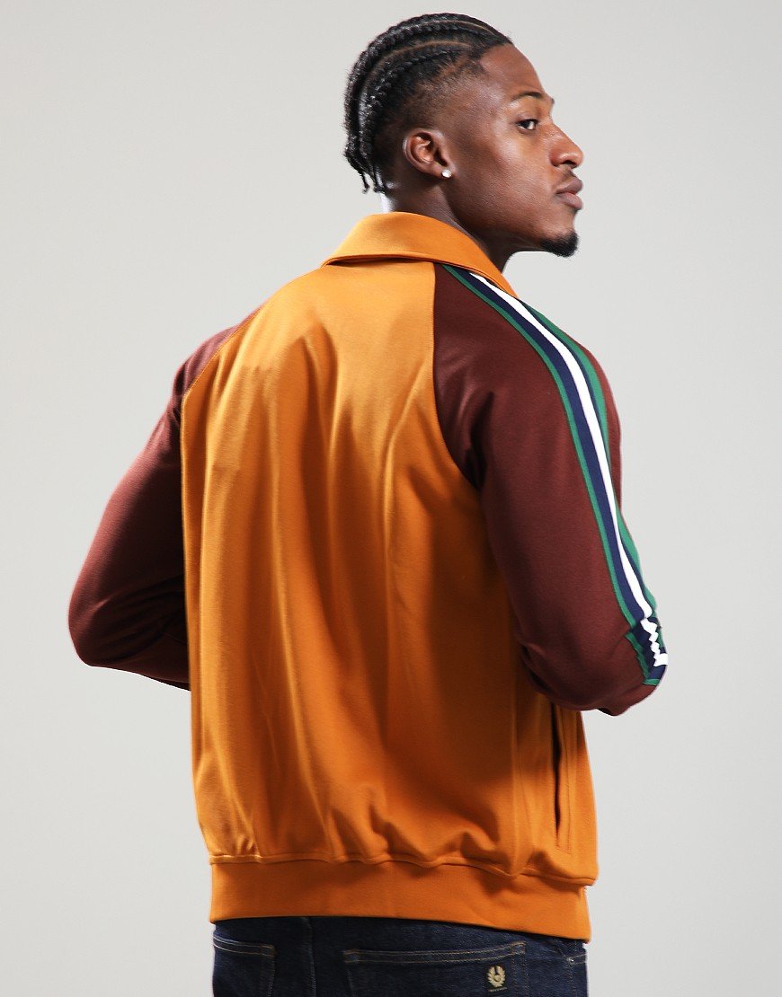 Sergio Tacchini Renshaw Track Top Pumpkin Spice/Chocolate