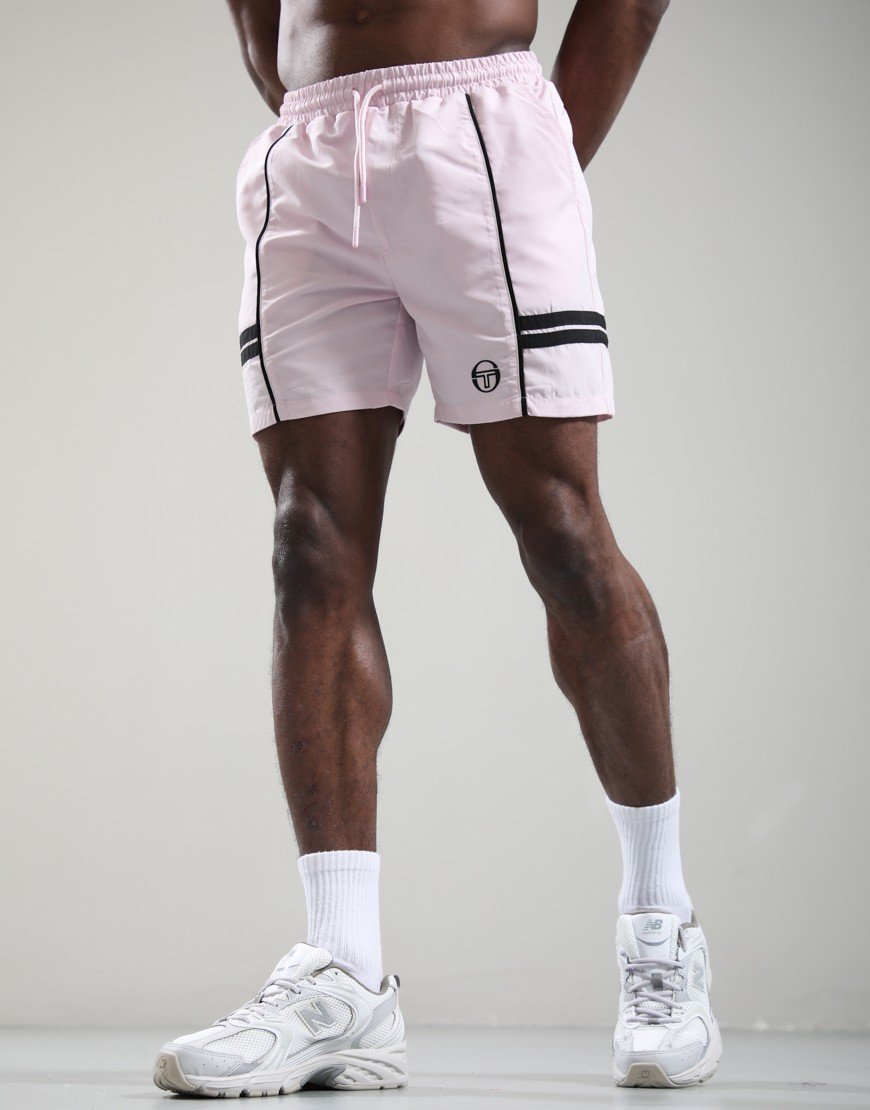 Sergio Tacchini Romolo Swim Short Light Lilac/Black