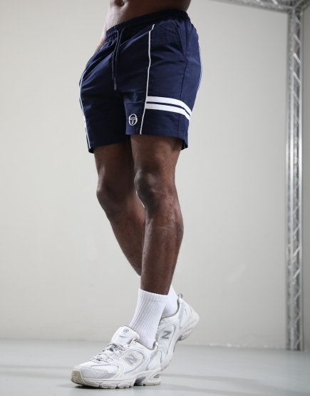 Sergio Tacchini Romolo Swim Short Maritime Blue/White