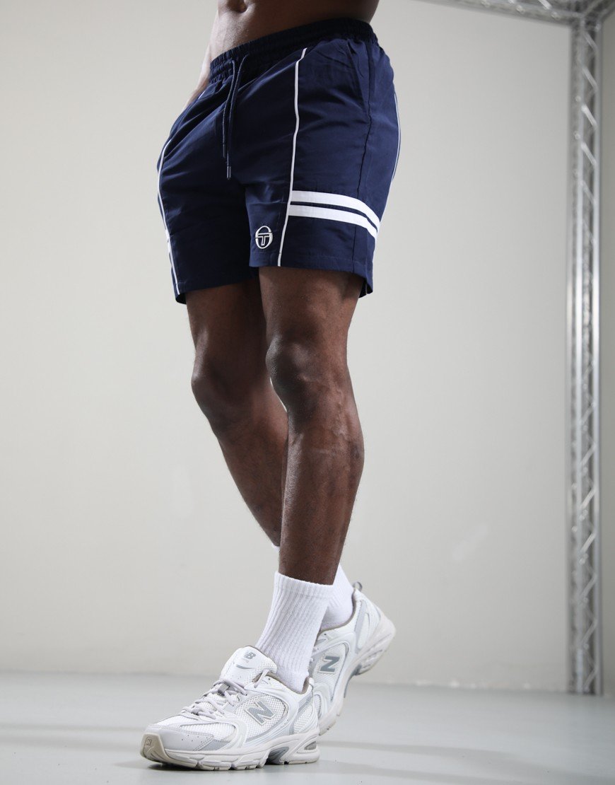 Sergio Tacchini Romolo Swim Short Maritime Blue/White