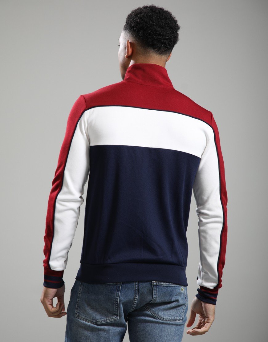 Sergio Tacchini Spiga Track Top Merlot/Gardenia/Maritime Blue