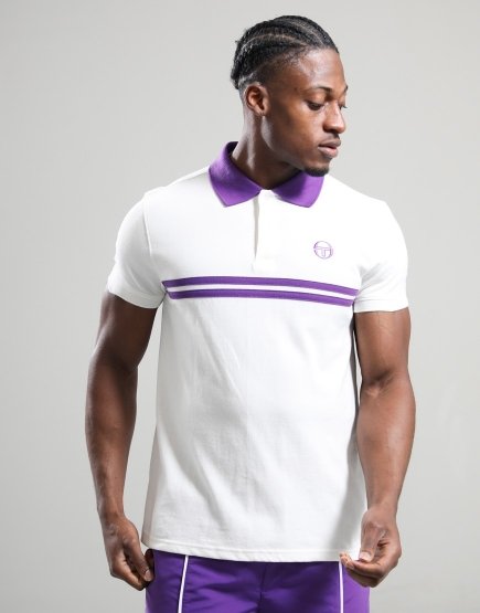 Sergio Tacchini Supermac Polo Shirt Gardenia/Pansy