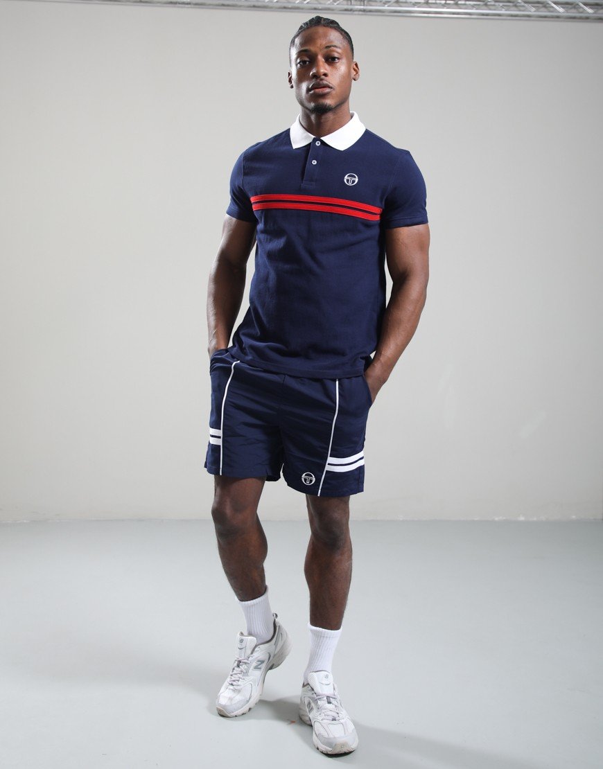 Sergio Tacchini Supermac Polo Shirt Maritime Blue