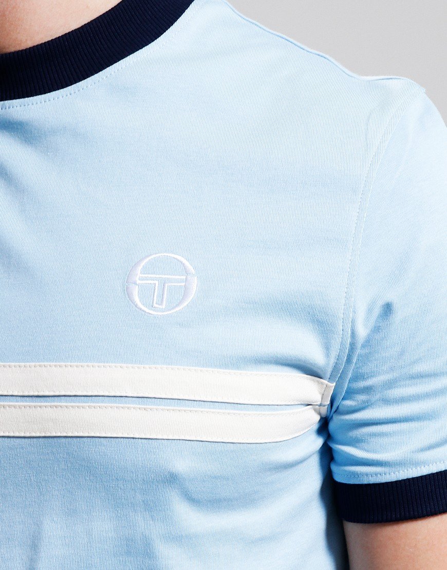 Sergio Tacchini Supermac T-Shirt Clear Sky/Maritime Blue