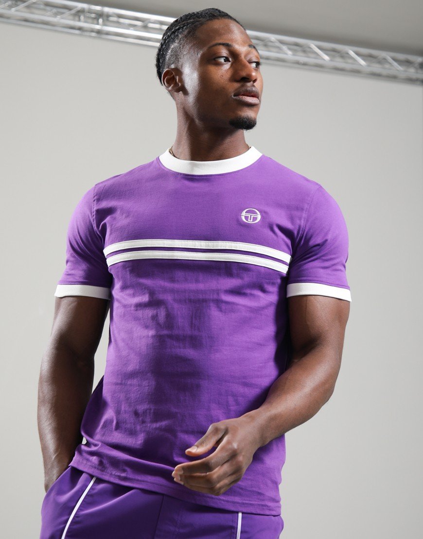 Sergio Tacchini Supermac T-Shirt Pansy/Gardenia