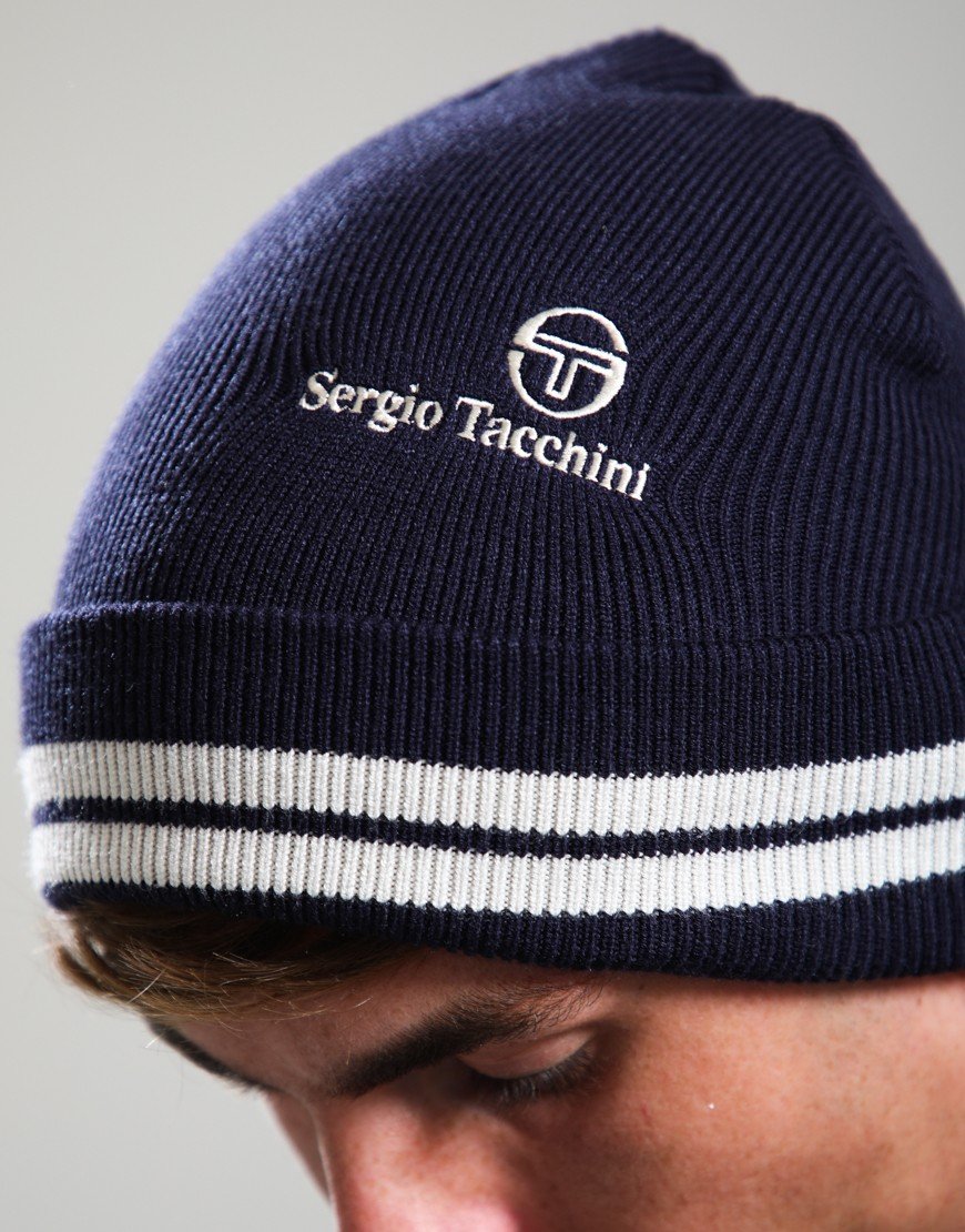 Sergio Tacchini Surgis Beanie Maritime Blue/Peyote