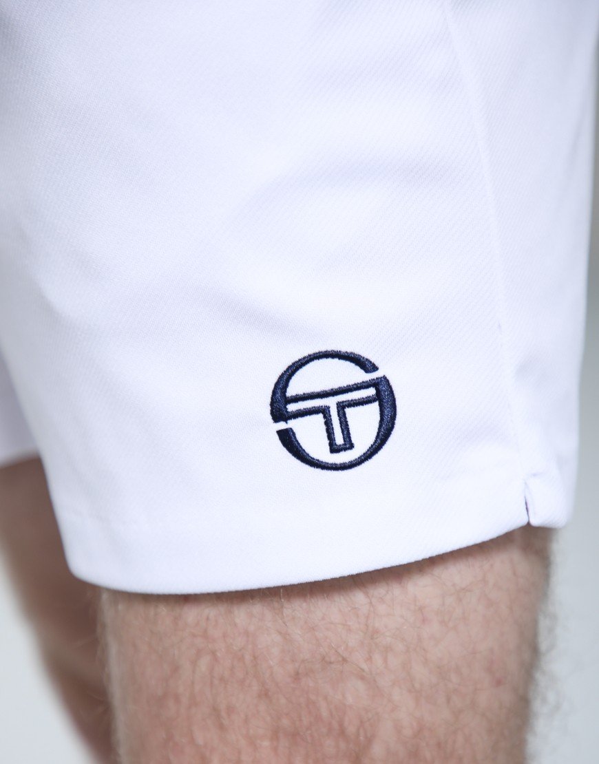 Sergio Tacchini Time Tennis Shorts White/Maritime Blue