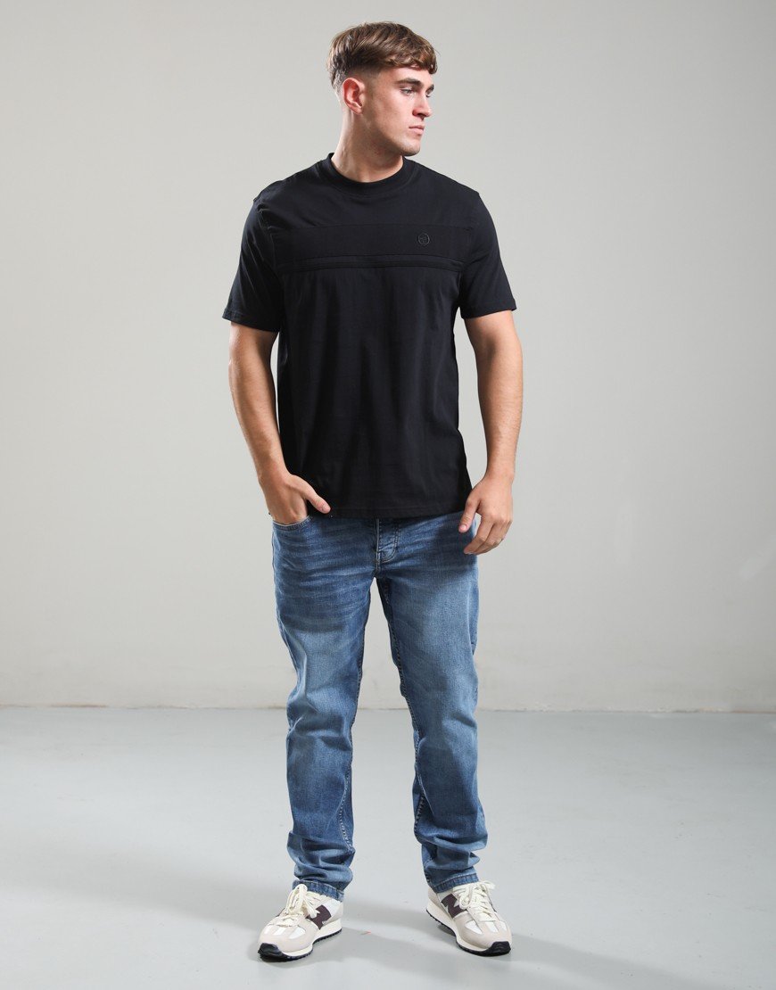 Sergio Tacchini Tonal Dama T-Shirt Triple Black