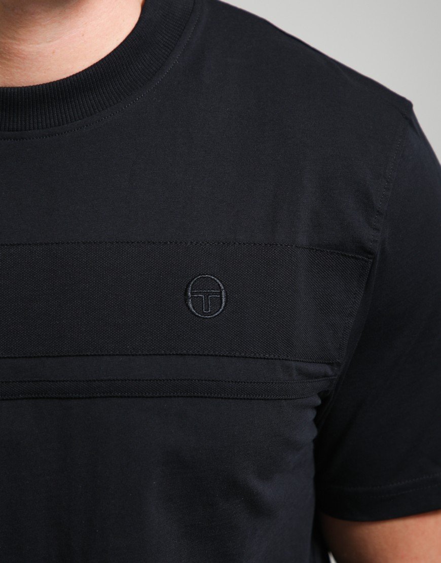 Sergio Tacchini Tonal Dama T-Shirt Triple Black