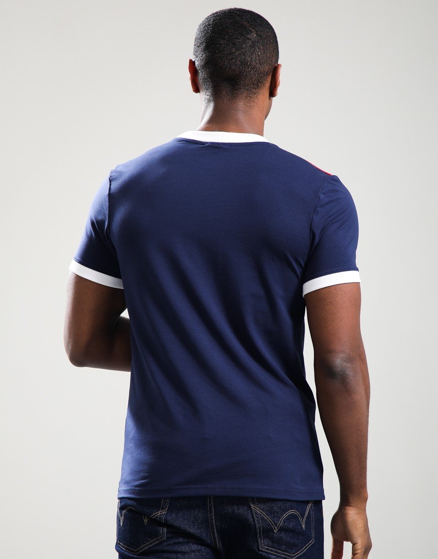 Sergio Tacchini Triste T-Shirt Maritime Blue/White