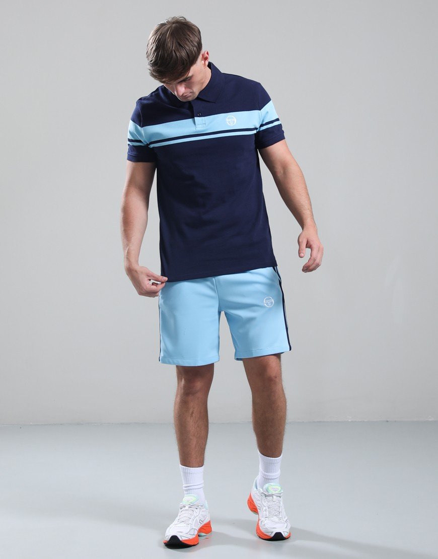 Sergio Tacchini Young Line Polo Shirt Maritime Blue/Baltic Sea