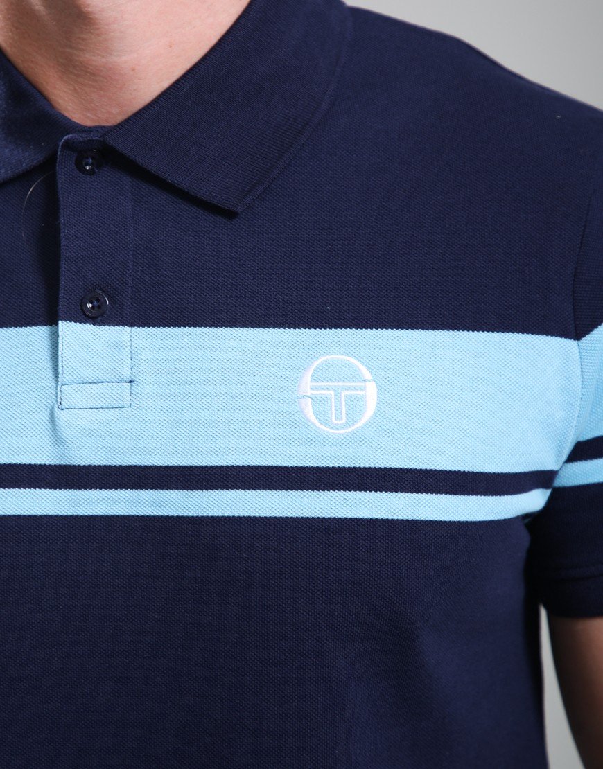 Sergio Tacchini Young Line Polo Shirt Maritime Blue/Baltic Sea
