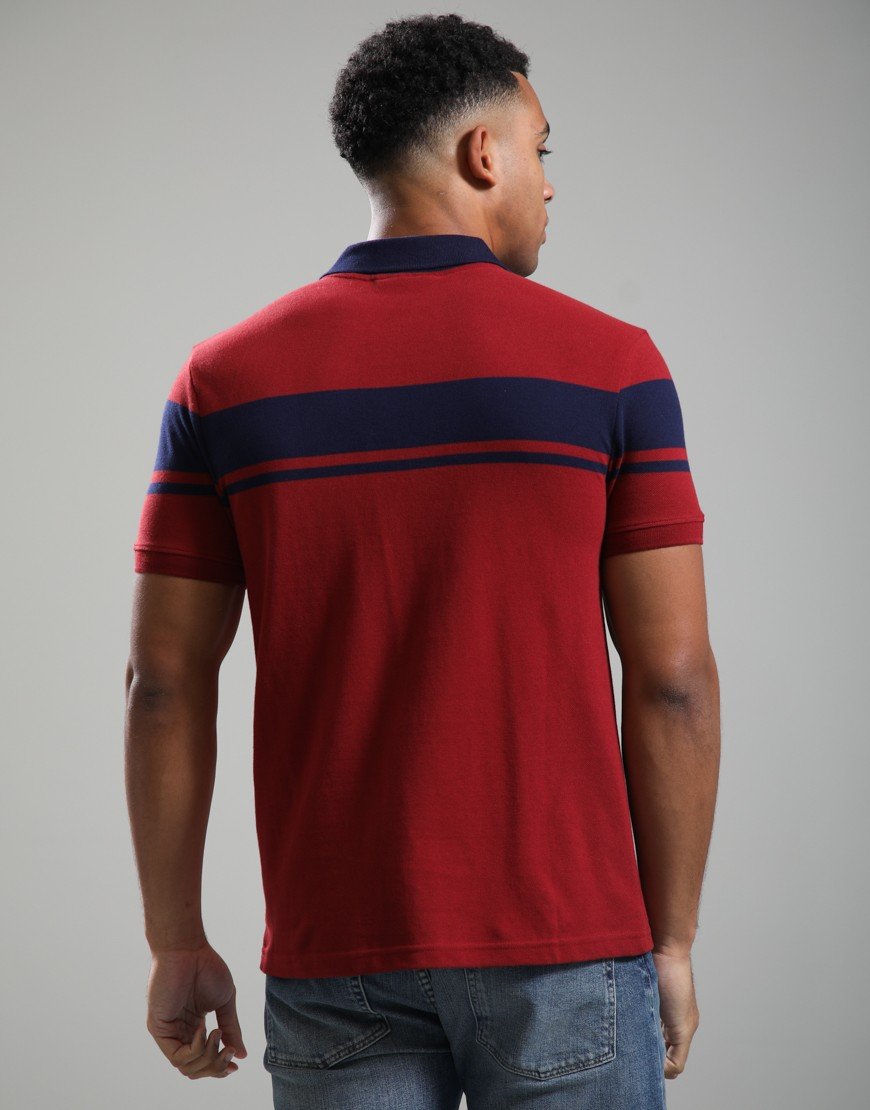 Sergio Tacchini Young Line Polo Shirt Merlot/Maritime Blue
