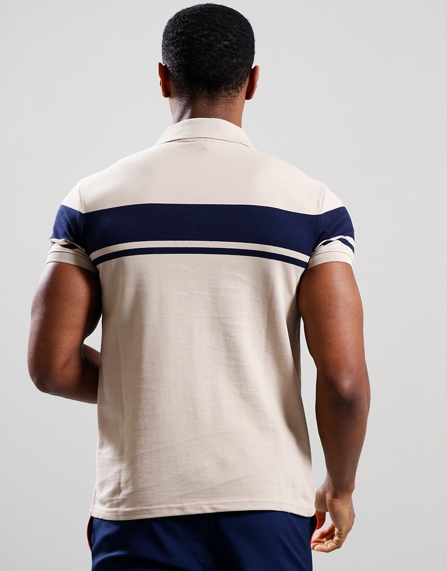 Sergio Tacchini Young Line Polo Shirt Hummus/Maritime Blue