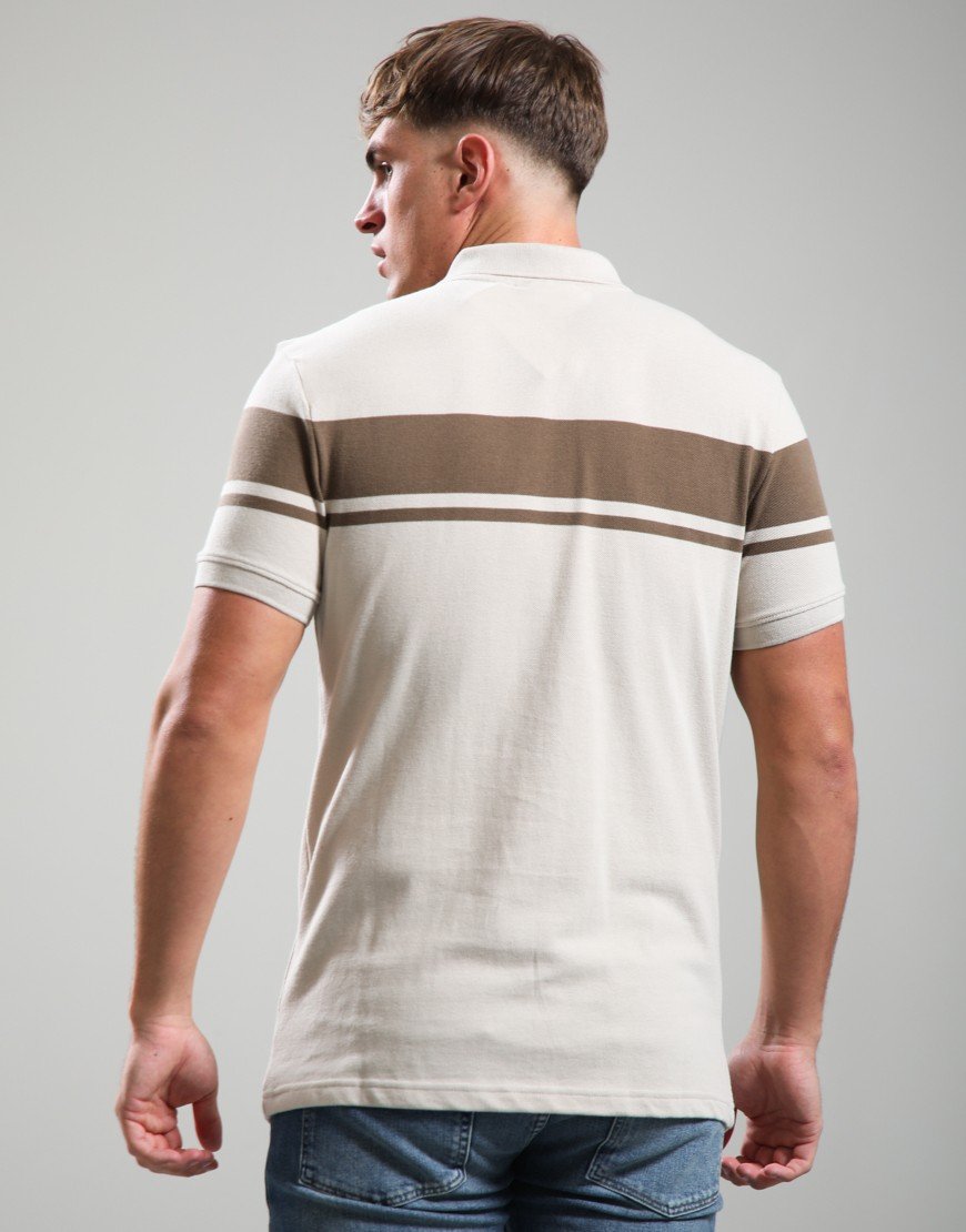 Sergio Tacchini Young Line Polo Shirt Peyote/Shitake/Gardenia