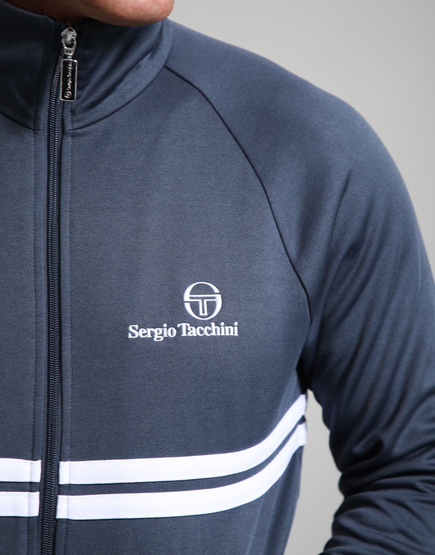 Sergio Tacchini New Dallas Track Top Turbulence/White/Black