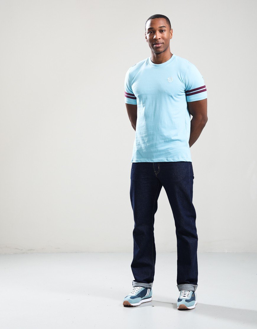 Sergio Tacchini Grello T-Shirt Milky Blue/Winter Bloom/Gardenia