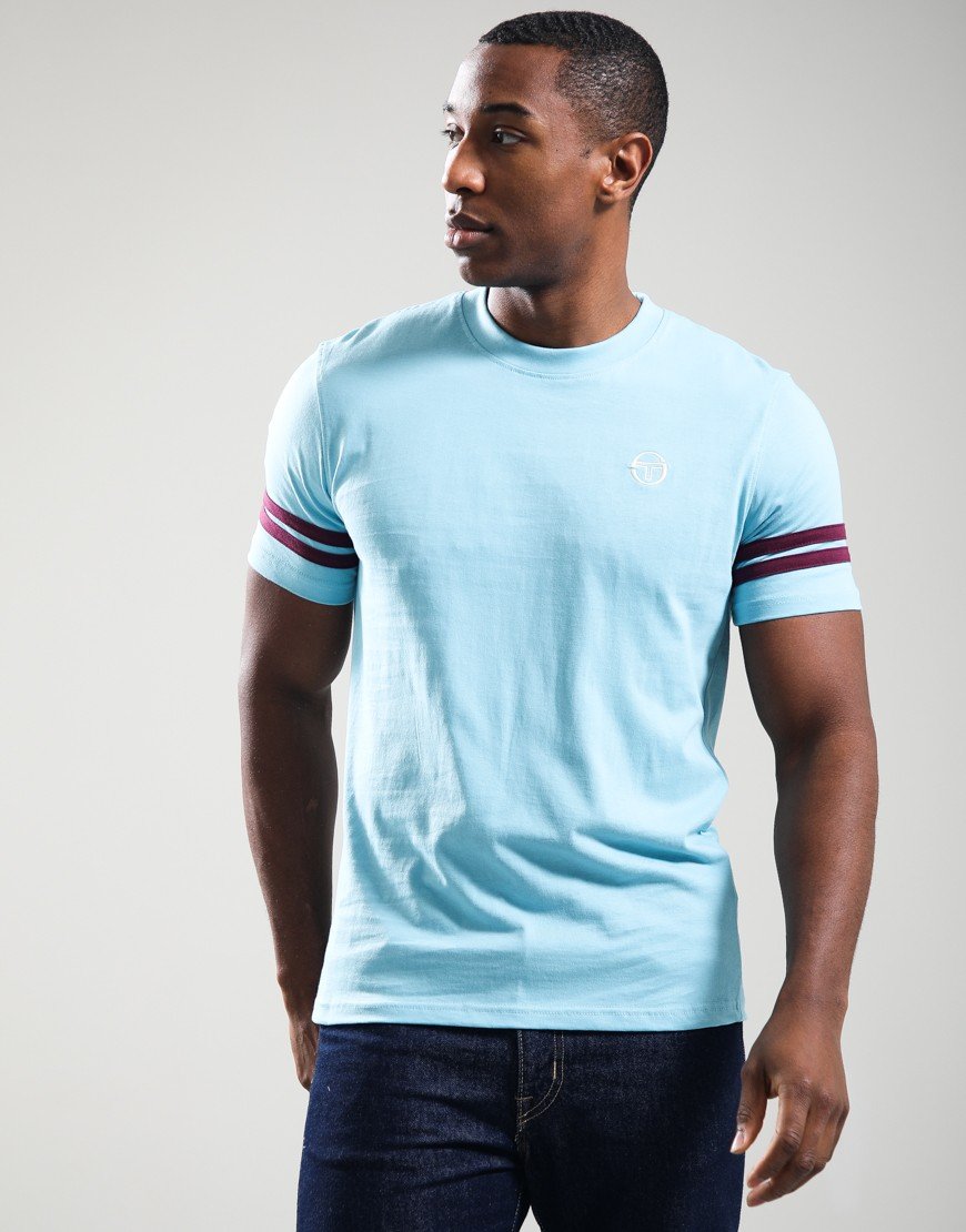 Sergio Tacchini Grello T-Shirt Milky Blue/Winter Bloom/Gardenia