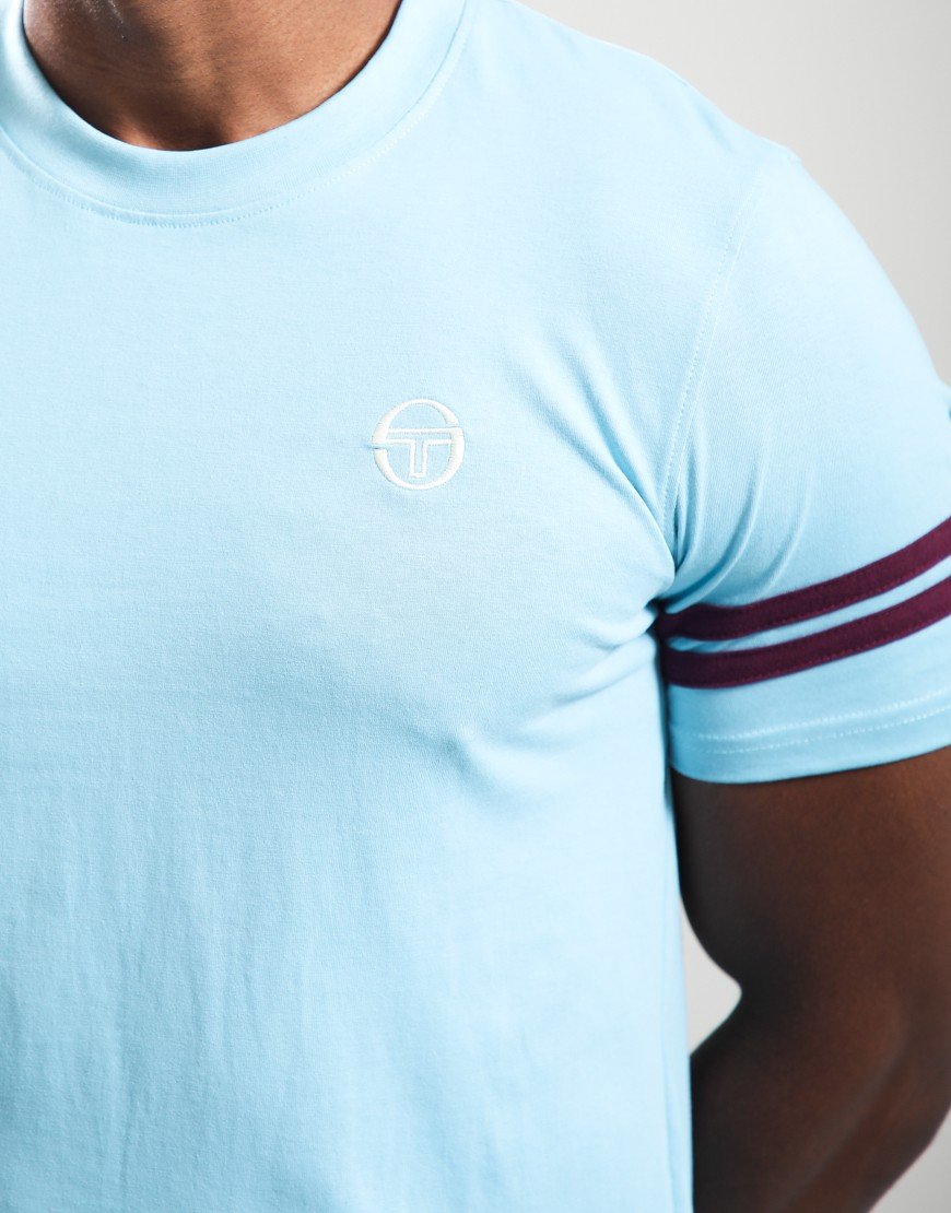 Sergio Tacchini Grello T-Shirt Milky Blue/Winter Bloom/Gardenia