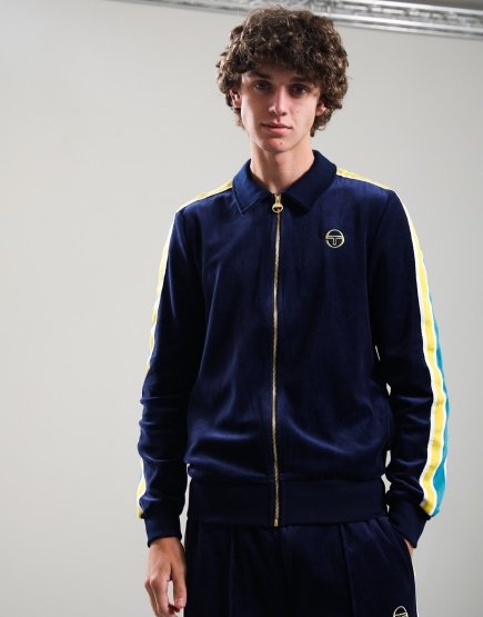 Sergio Tacchini Monte Track Top Maritime Blue/Mango Mint