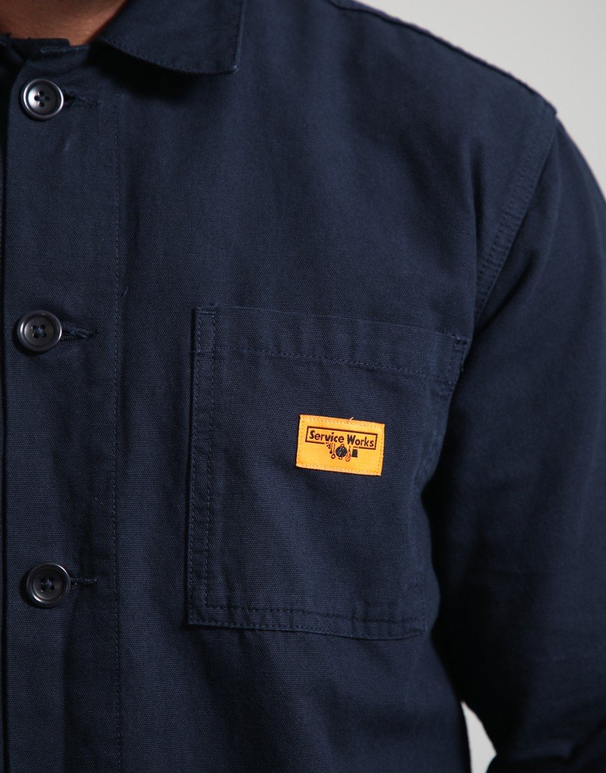 Service Works Classic Chore Shirt Dark Navy