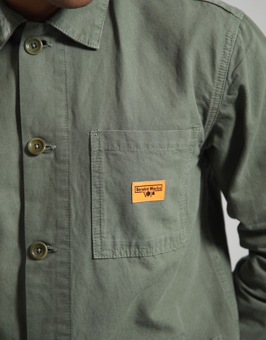 Service Works Classic Chore Shirt Olive