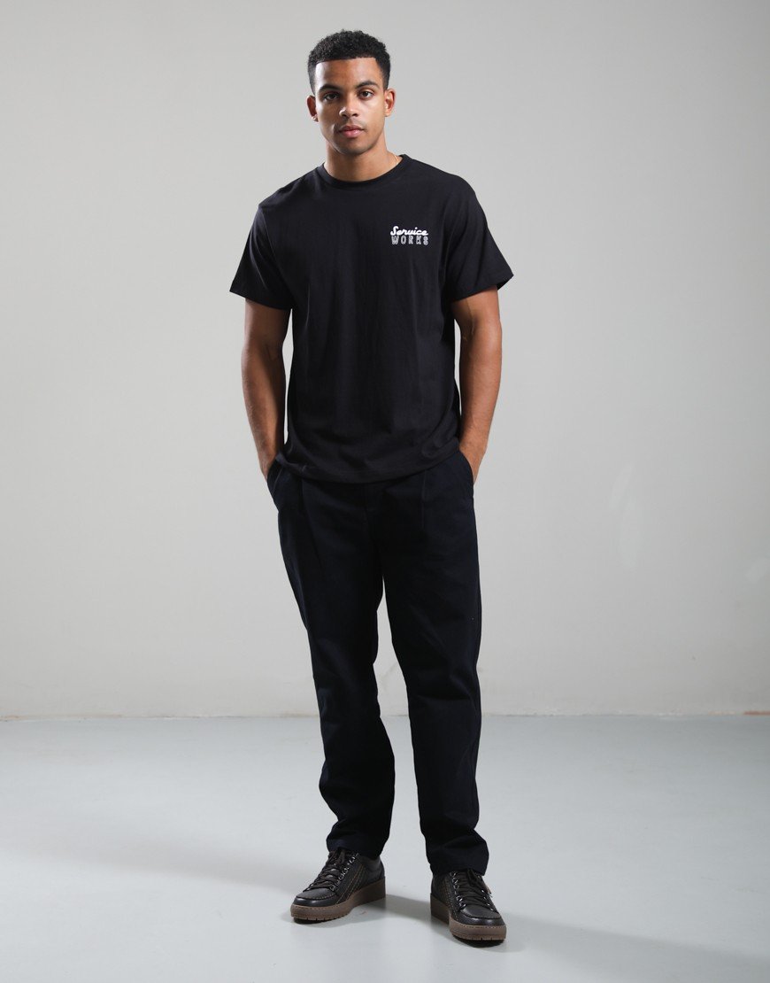 Service Works Eating Adventures T-Shirt Black