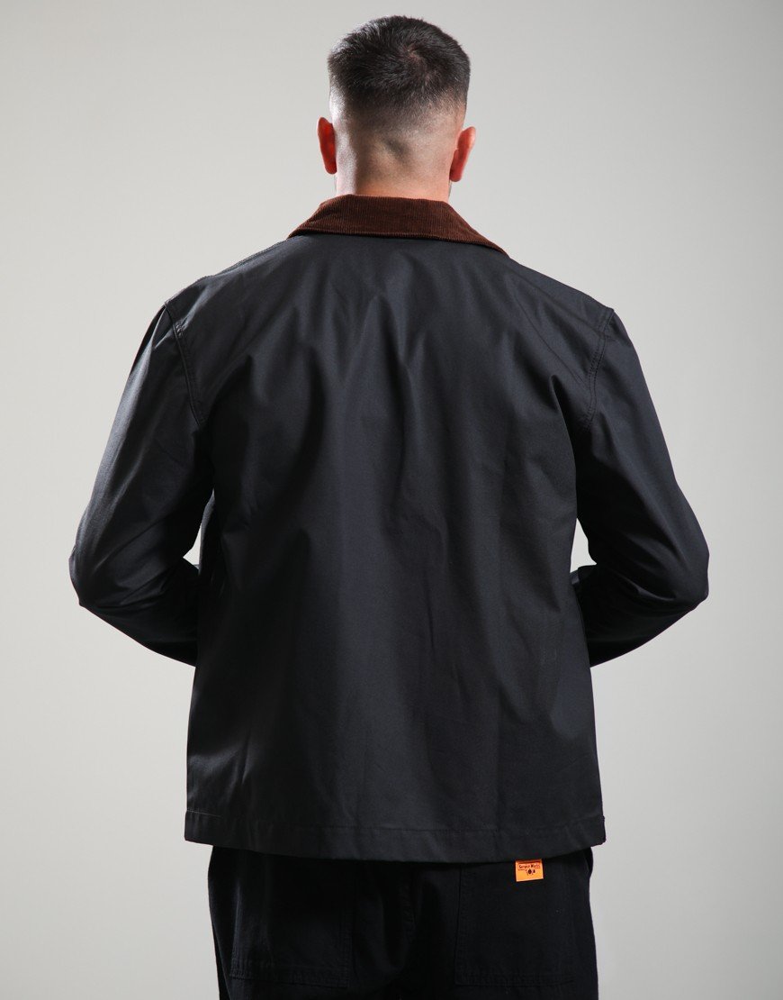 Service Works Waxed Barn Coat Black