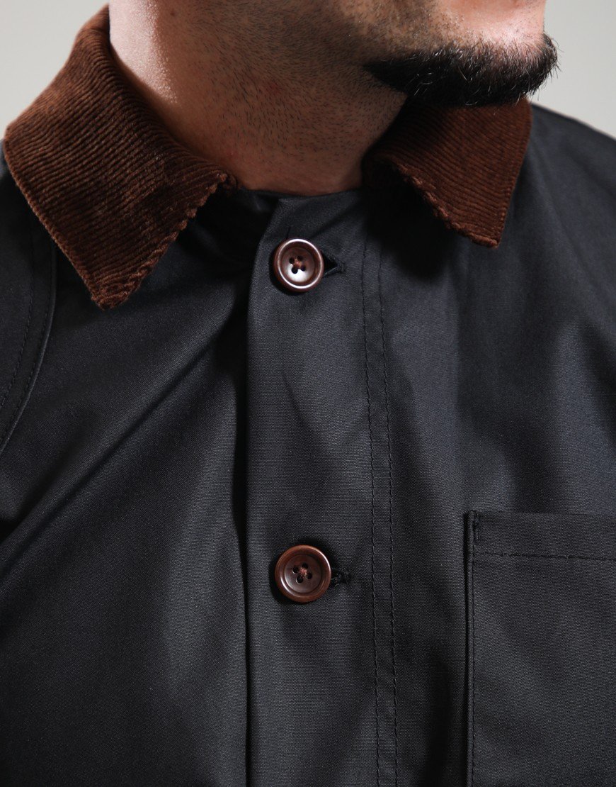 Service Works Waxed Barn Coat Black