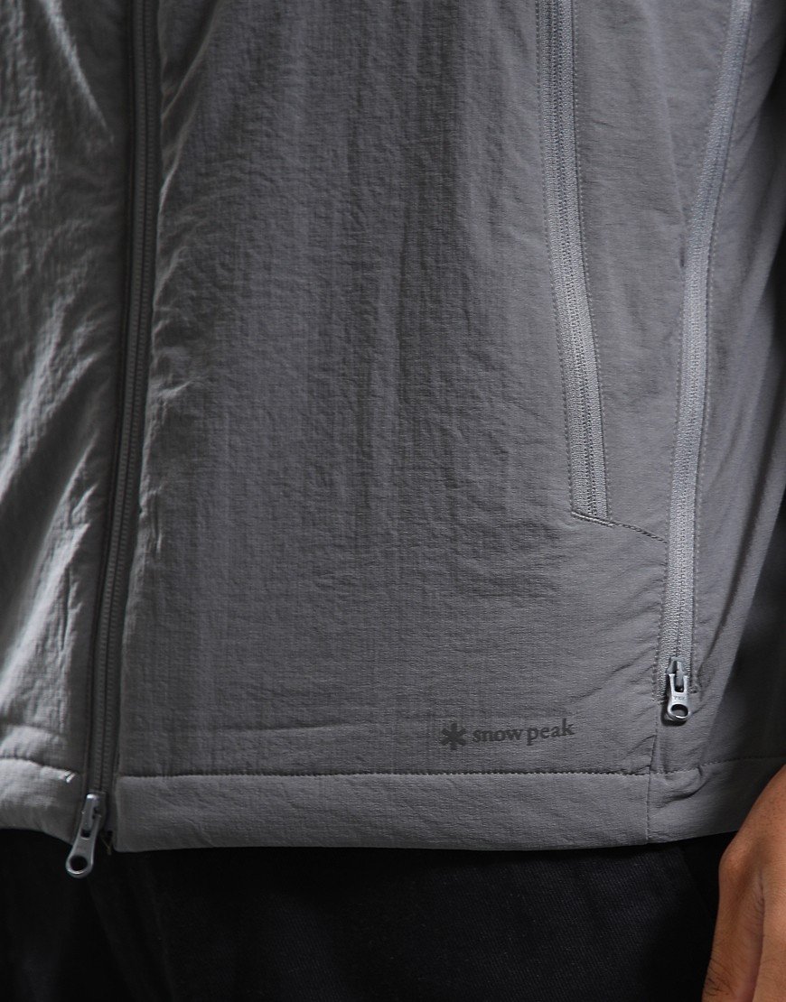 Snow Peak Breathable Insulated Jacket Grey Snow Peak Breathable Insulated Jacket Grey