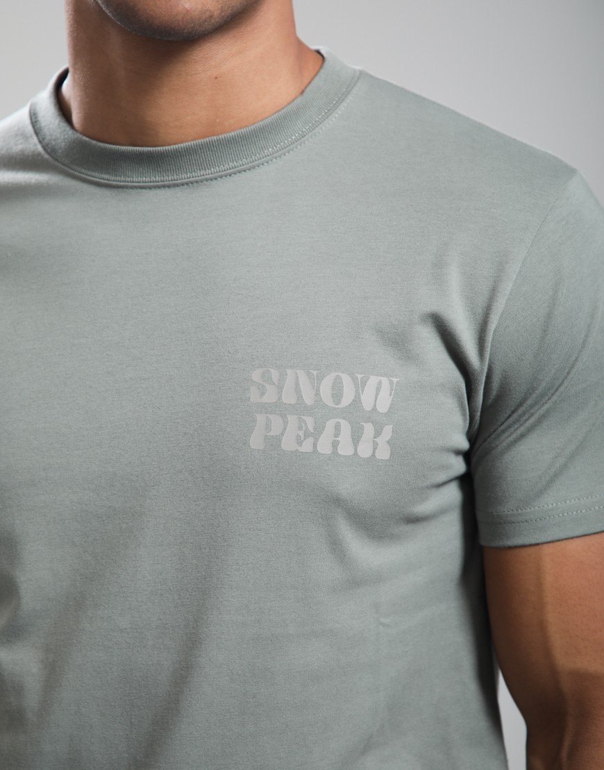 Snow Peak Camping Graphic T-Shirt Olive