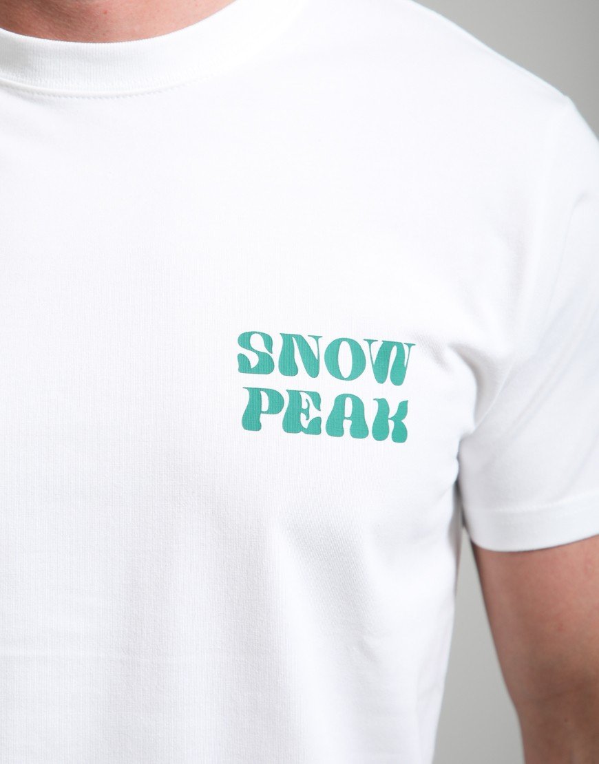 Snow Peak Camping Graphic T-Shirt White