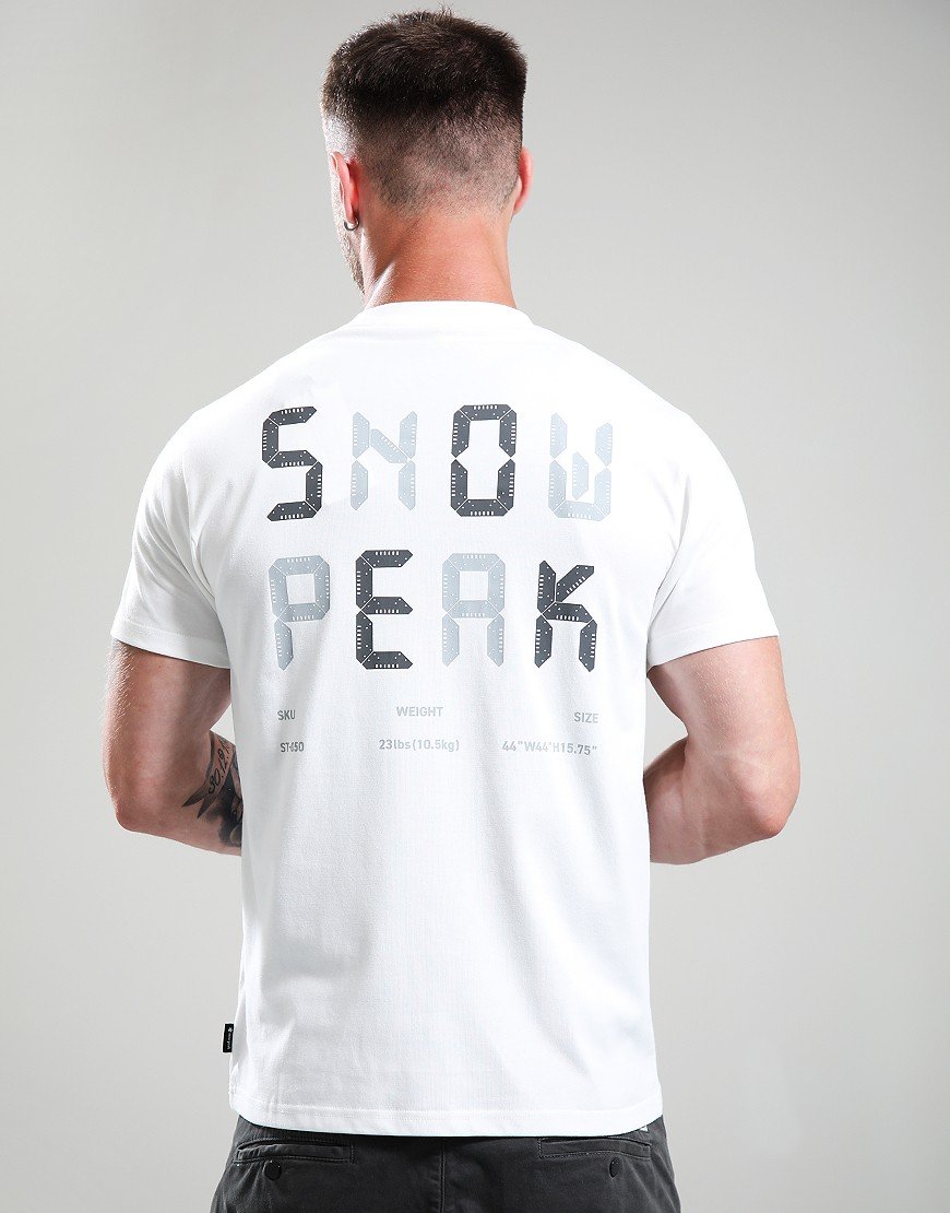 Snow Peak Jikaro Firering Table T-Shirt Off White