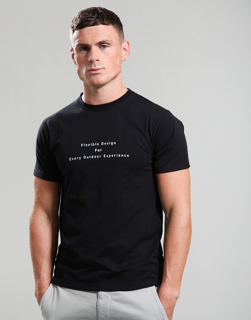 Snow Peak Jikaro Firering Table T-Shirt Black