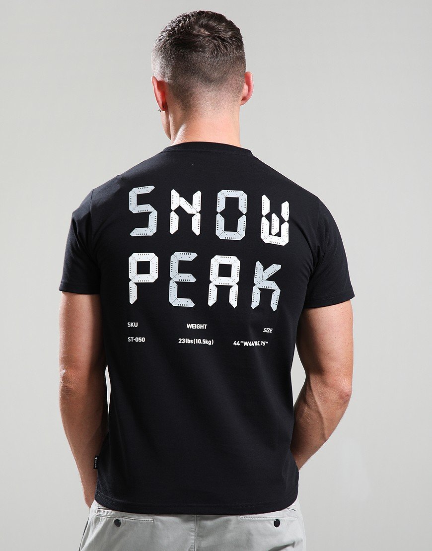 Snow Peak Jikaro Firering Table T-Shirt Black