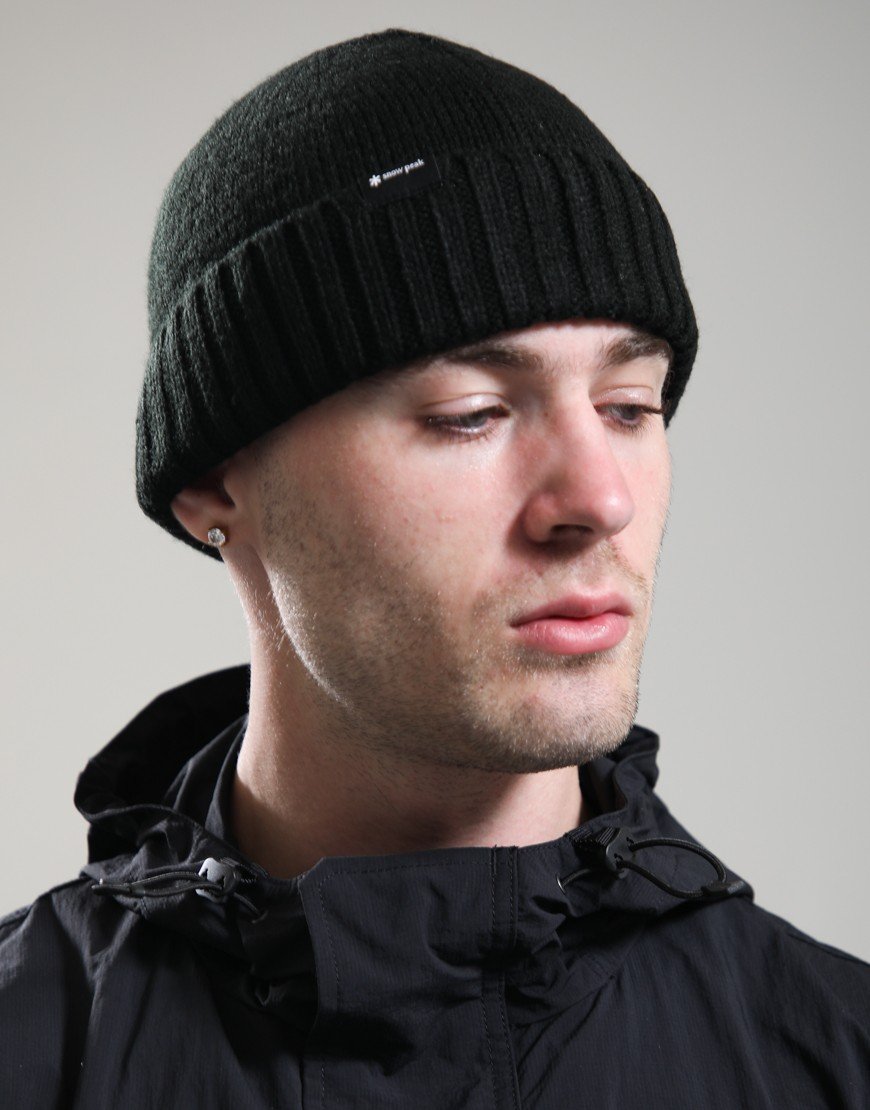 Snow Peak New Standard Knit Cap Black