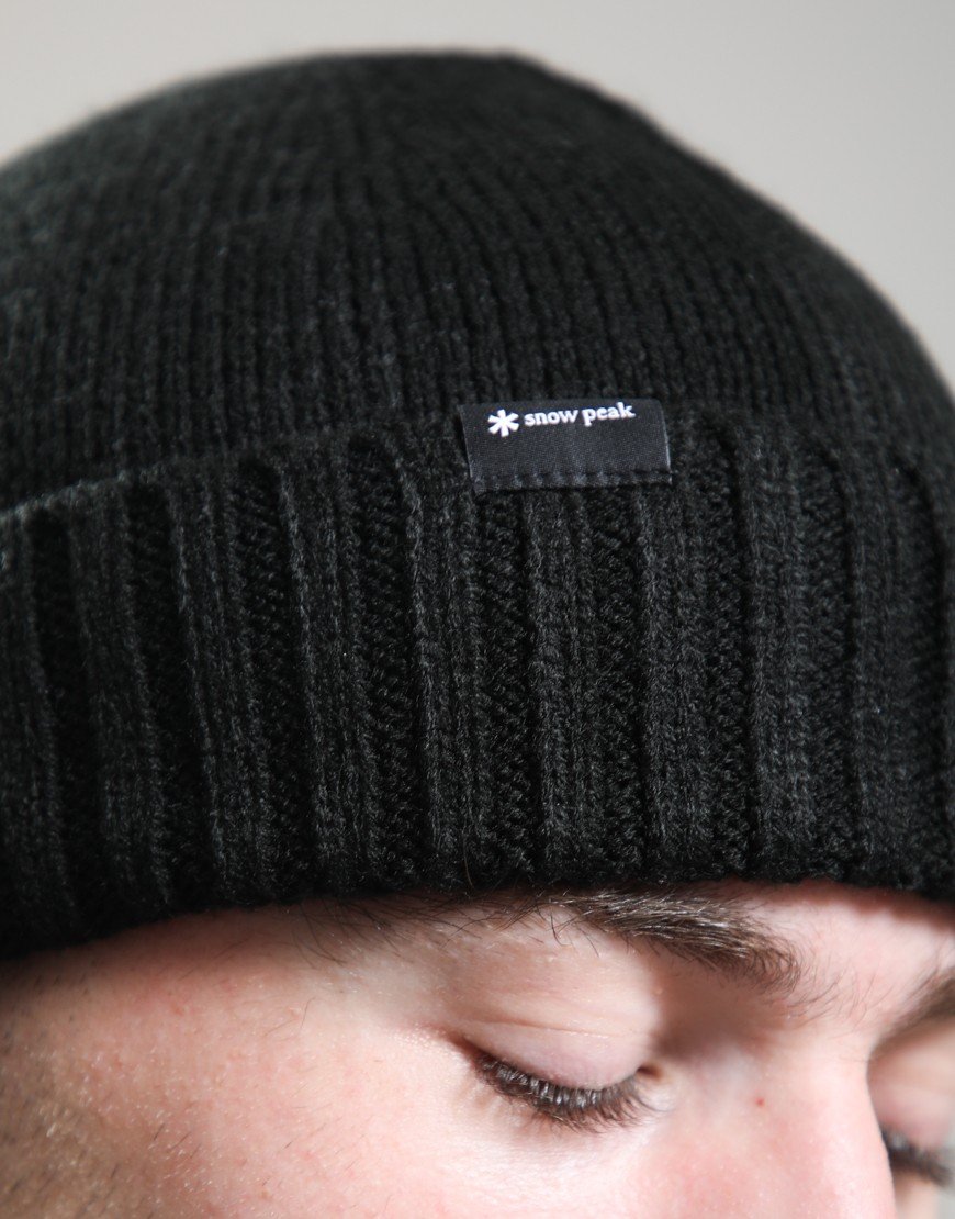 Snow Peak New Standard Knit Cap Black