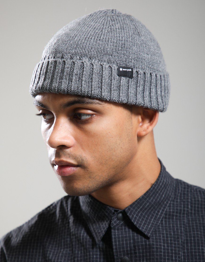 Snow Peak New Standard Knit Cap Charcoal