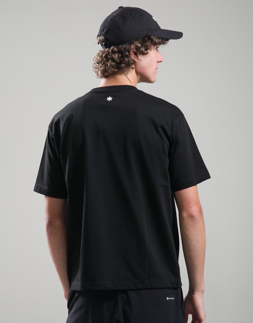 Snow Peak New Standard Logo T-Shirt Black