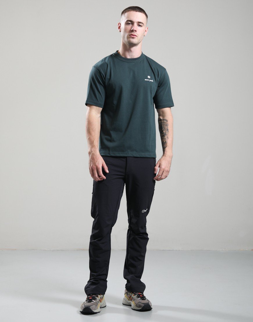 Snow Peak New Standard Logo T-Shirt Dark Green