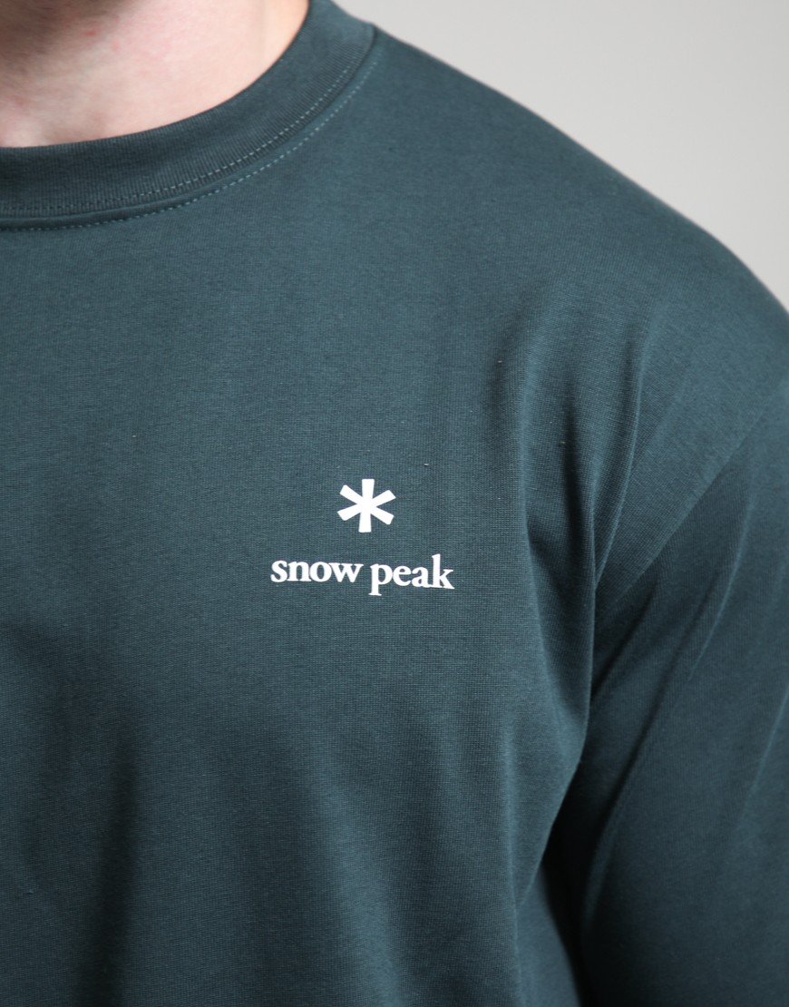 Snow Peak New Standard Logo T-Shirt Dark Green