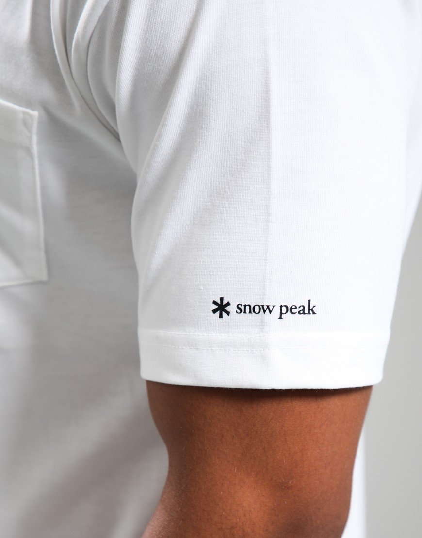 Snow Peak NSD Pocket T-Shirt Off White