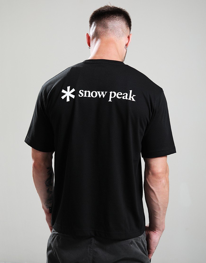 Snow Peak NSD Back Print T-Shirt Black