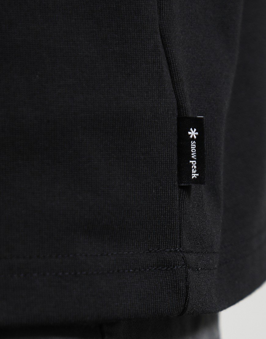 Snow Peak NSD Back Print T-Shirt Black