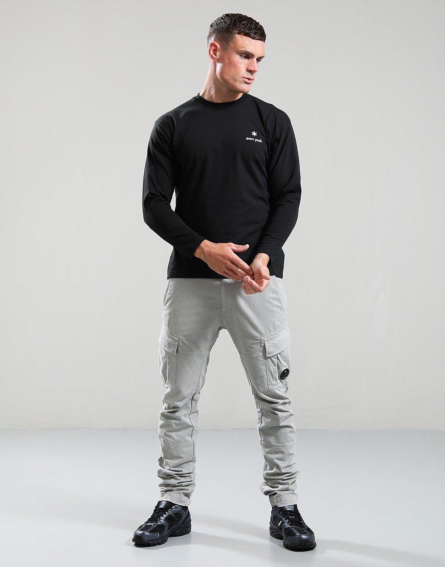 Snow Peak NSD Long Sleeve Logo T-Shirt Black