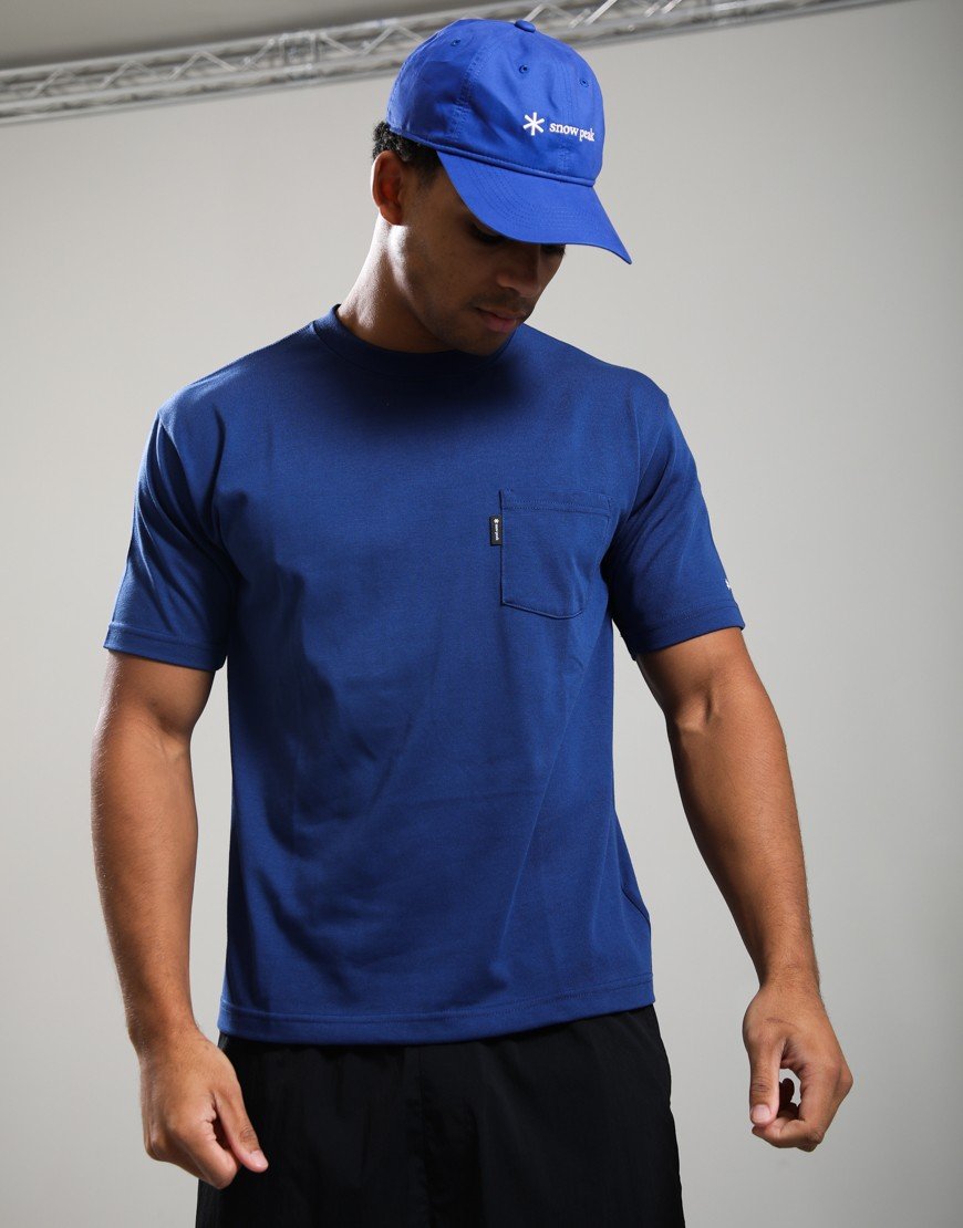 Snow Peak NSD Pocket T-Shirt Blue