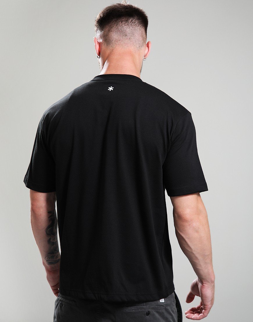 Snow Peak NSD Square Logo T-Shirt Black